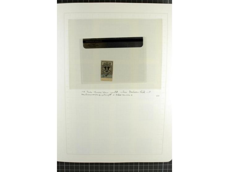1850/64, ungebrauchte und gestempelte reichhaltige Sammlung, teils mehrfach gesammelt, dabei Einheiten, Rand und Eckrandstück