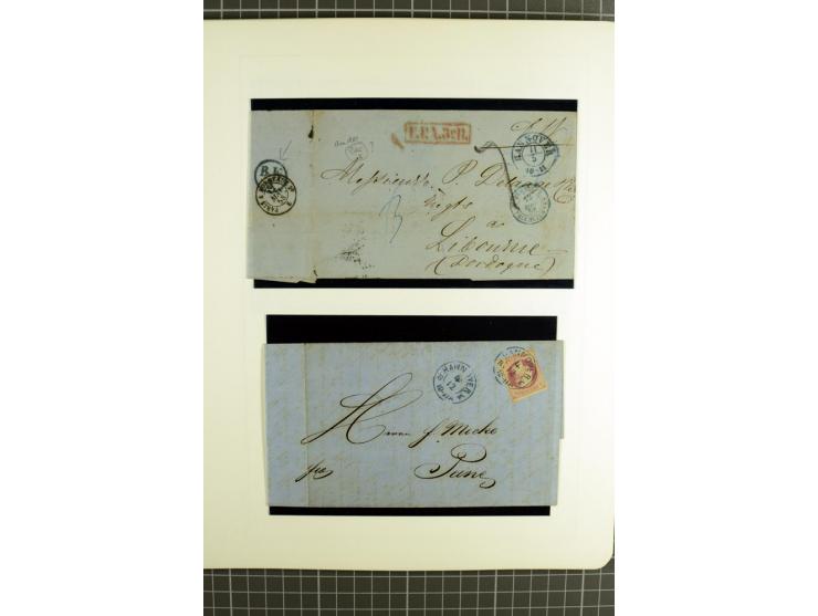 1850/64, ungebrauchte und gestempelte reichhaltige Sammlung, teils mehrfach gesammelt, dabei Einheiten, Rand und Eckrandstück