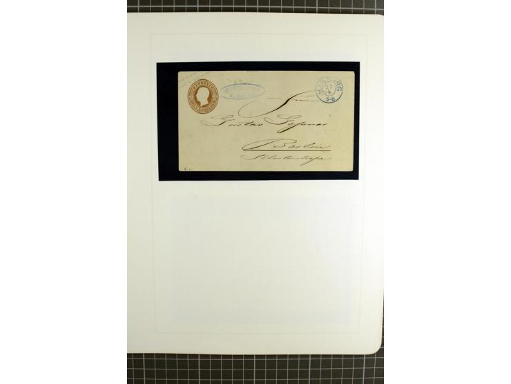 1850/64, ungebrauchte und gestempelte reichhaltige Sammlung, teils mehrfach gesammelt, dabei Einheiten, Rand und Eckrandstück