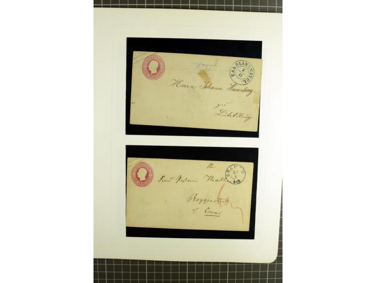 1850/64, ungebrauchte und gestempelte reichhaltige Sammlung, teils mehrfach gesammelt, dabei Einheiten, Rand und Eckrandstück
