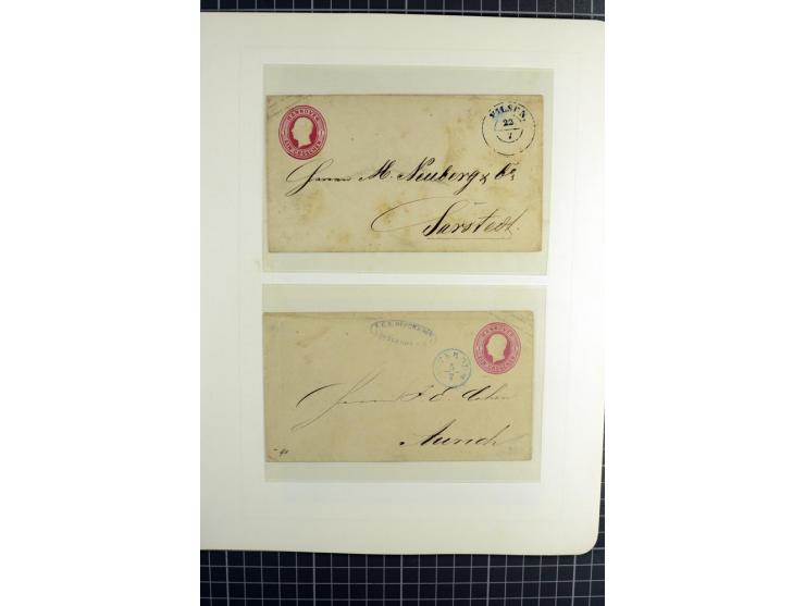 1850/64, ungebrauchte und gestempelte reichhaltige Sammlung, teils mehrfach gesammelt, dabei Einheiten, Rand und Eckrandstück
