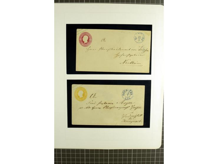 1850/64, ungebrauchte und gestempelte reichhaltige Sammlung, teils mehrfach gesammelt, dabei Einheiten, Rand und Eckrandstück