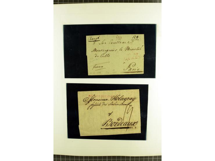 1850/67, ungebrauchte und gestempelte reichhaltige Sammlung, dabei Farbnuancen, Einheiten, Telegrafenmarken, Briefe und Ganzs