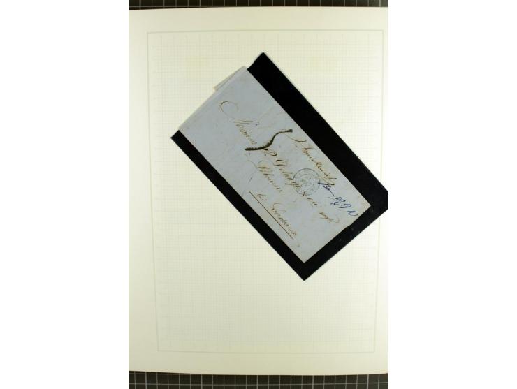 1850/67, ungebrauchte und gestempelte reichhaltige Sammlung, dabei Farbnuancen, Einheiten, Telegrafenmarken, Briefe und Ganzs