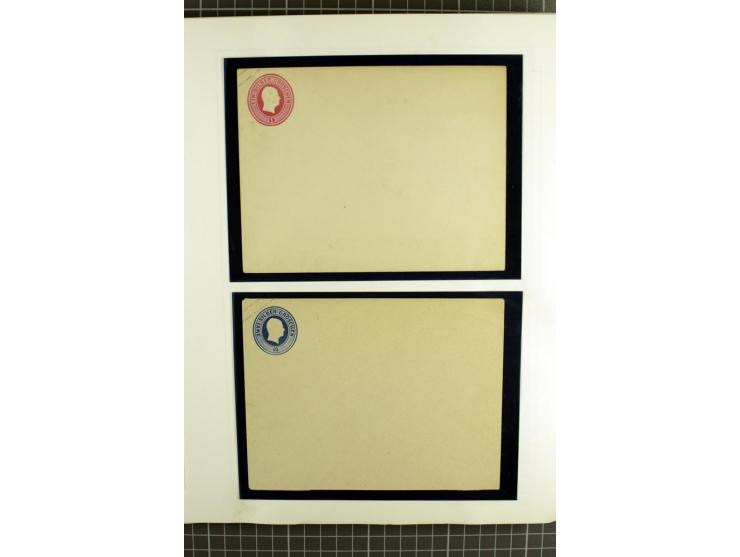 1850/67, ungebrauchte und gestempelte reichhaltige Sammlung, dabei Farbnuancen, Einheiten, Telegrafenmarken, Briefe und Ganzs