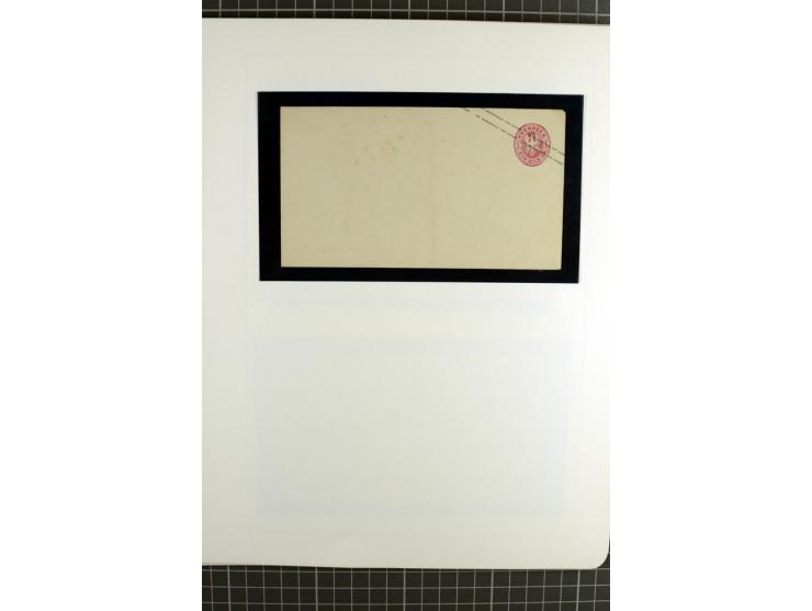 1850/67, ungebrauchte und gestempelte reichhaltige Sammlung, dabei Farbnuancen, Einheiten, Telegrafenmarken, Briefe und Ganzs