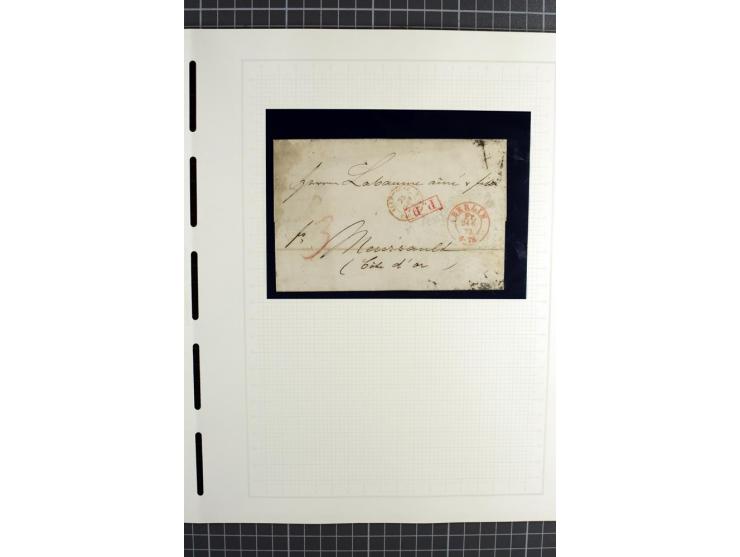 1850/67, ungebrauchte und gestempelte reichhaltige Sammlung, dabei Farbnuancen, Einheiten, Telegrafenmarken, Briefe und Ganzs