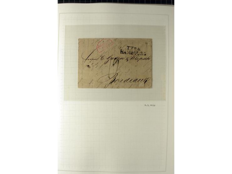 1852/66, postfrische, ungebrauchte und gestempelte Sammlung, dabei Randstücke, Einheiten, bessere Stempel, Briefe, Ganzsachen