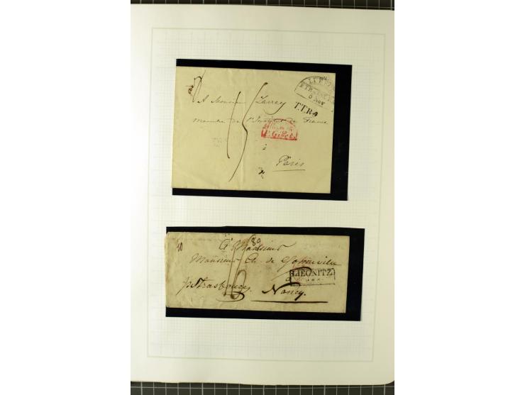 1852/66, postfrische, ungebrauchte und gestempelte Sammlung, dabei Randstücke, Einheiten, bessere Stempel, Briefe, Ganzsachen