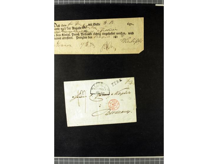 1852/66, postfrische, ungebrauchte und gestempelte Sammlung, dabei Randstücke, Einheiten, bessere Stempel, Briefe, Ganzsachen
