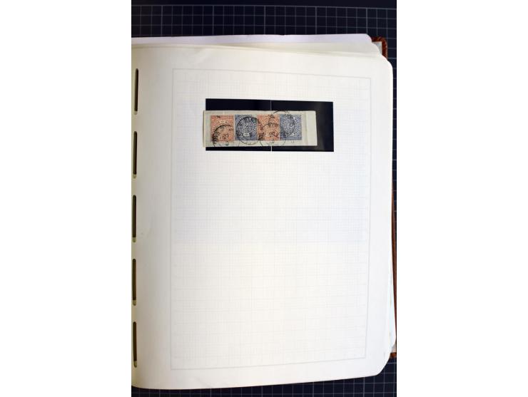 1868/70, ungebrauchte und gestempelte Sammlung, teils mehrfach gesammelt, dabei nachverwendete Stempel, Dienst, etwas Elsaß-L