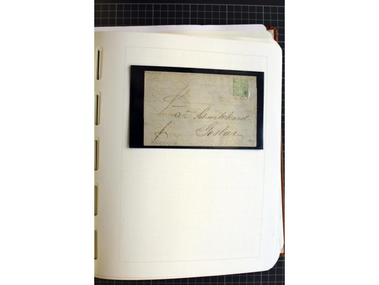 1868/70, ungebrauchte und gestempelte Sammlung, teils mehrfach gesammelt, dabei nachverwendete Stempel, Dienst, etwas Elsaß-L