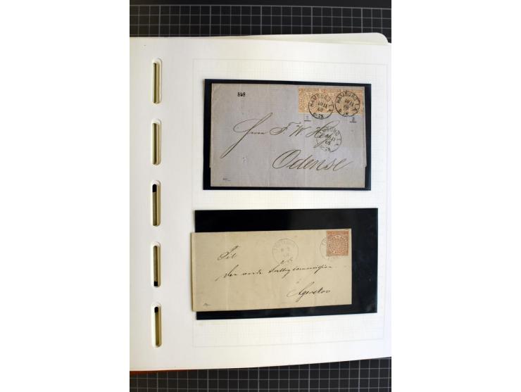 1868/70, ungebrauchte und gestempelte Sammlung, teils mehrfach gesammelt, dabei nachverwendete Stempel, Dienst, etwas Elsaß-L