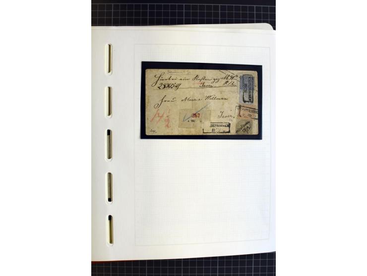 1868/70, ungebrauchte und gestempelte Sammlung, teils mehrfach gesammelt, dabei nachverwendete Stempel, Dienst, etwas Elsaß-L
