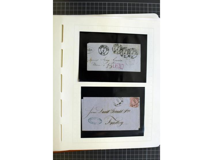 1868/70, ungebrauchte und gestempelte Sammlung, teils mehrfach gesammelt, dabei nachverwendete Stempel, Dienst, etwas Elsaß-L