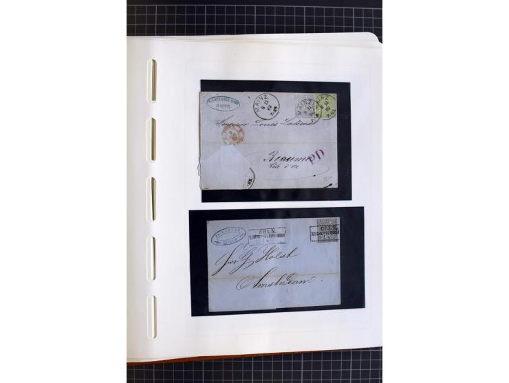 1868/70, ungebrauchte und gestempelte Sammlung, teils mehrfach gesammelt, dabei nachverwendete Stempel, Dienst, etwas Elsaß-L