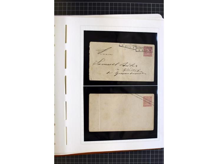 1868/70, ungebrauchte und gestempelte Sammlung, teils mehrfach gesammelt, dabei nachverwendete Stempel, Dienst, etwas Elsaß-L