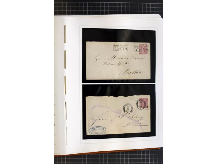 1868/70, ungebrauchte und gestempelte Sammlung, teils mehrfach gesammelt, dabei nachverwendete Stempel, Dienst, etwas Elsaß-L