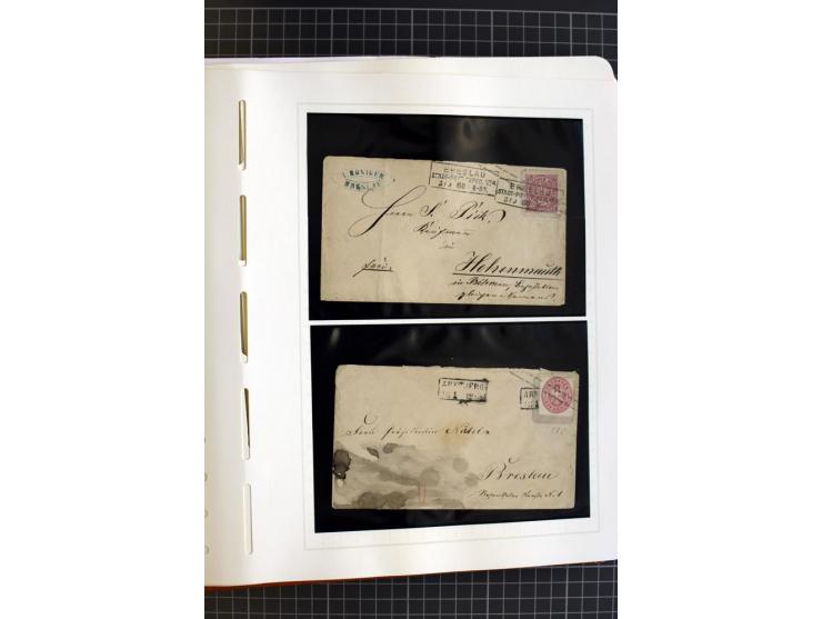 1868/70, ungebrauchte und gestempelte Sammlung, teils mehrfach gesammelt, dabei nachverwendete Stempel, Dienst, etwas Elsaß-L