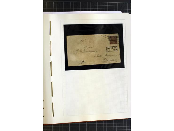 1868/70, ungebrauchte und gestempelte Sammlung, teils mehrfach gesammelt, dabei nachverwendete Stempel, Dienst, etwas Elsaß-L