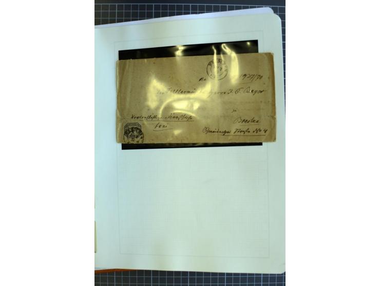1868/70, ungebrauchte und gestempelte Sammlung, teils mehrfach gesammelt, dabei nachverwendete Stempel, Dienst, etwas Elsaß-L