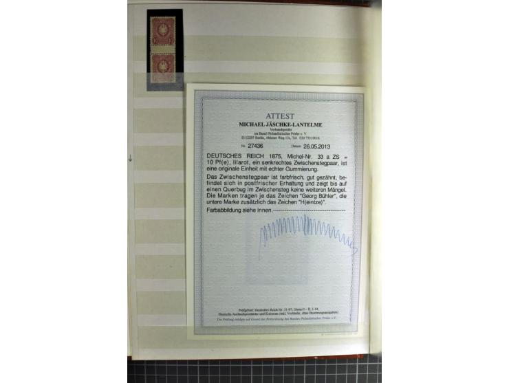 1875/1942, hochinteressanter ungebrauchter und postfrischer Bestand mit sehr vielen guten Werten, teils in Einheiten, dabei M