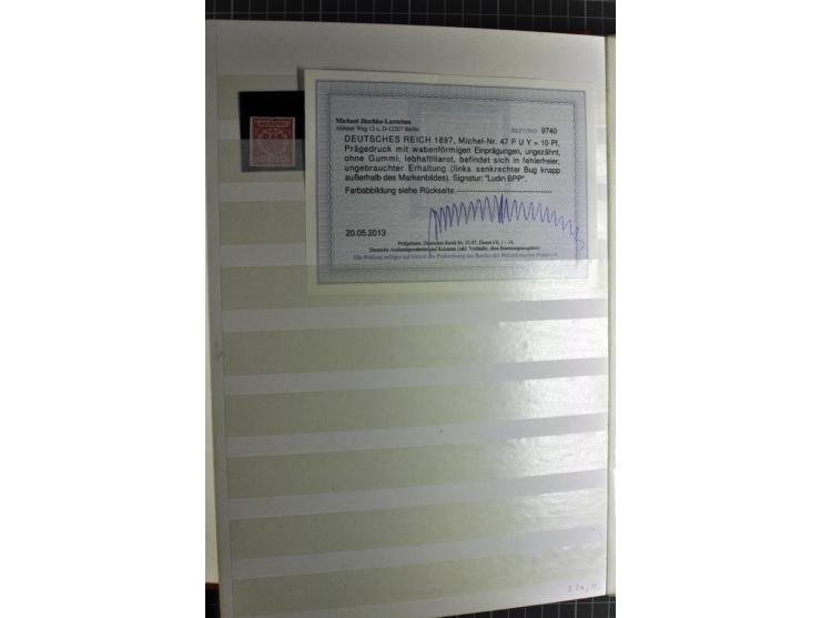 1875/1942, hochinteressanter ungebrauchter und postfrischer Bestand mit sehr vielen guten Werten, teils in Einheiten, dabei M