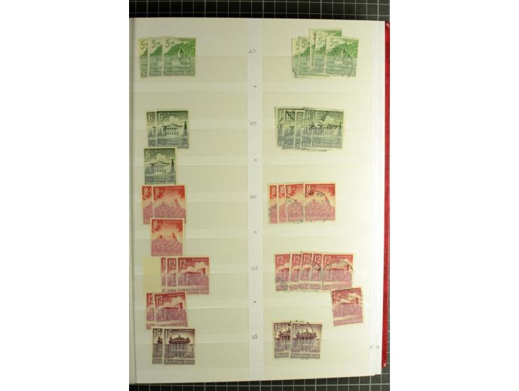  1923/45, postfrischer, ungebrauchter und gestempelter umfangreicher Bestand mit einer Vielzahl guter Werte und Sätze, dazu e