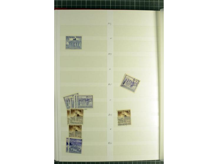  1923/45, postfrischer, ungebrauchter und gestempelter umfangreicher Bestand mit einer Vielzahl guter Werte und Sätze, dazu e