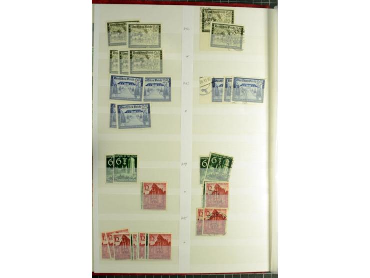  1923/45, postfrischer, ungebrauchter und gestempelter umfangreicher Bestand mit einer Vielzahl guter Werte und Sätze, dazu e