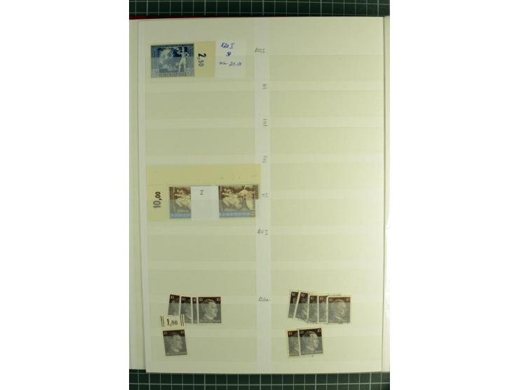  1923/45, postfrischer, ungebrauchter und gestempelter umfangreicher Bestand mit einer Vielzahl guter Werte und Sätze, dazu e