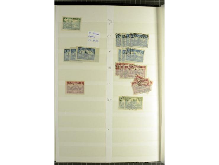  1923/45, postfrischer, ungebrauchter und gestempelter umfangreicher Bestand mit einer Vielzahl guter Werte und Sätze, dazu e