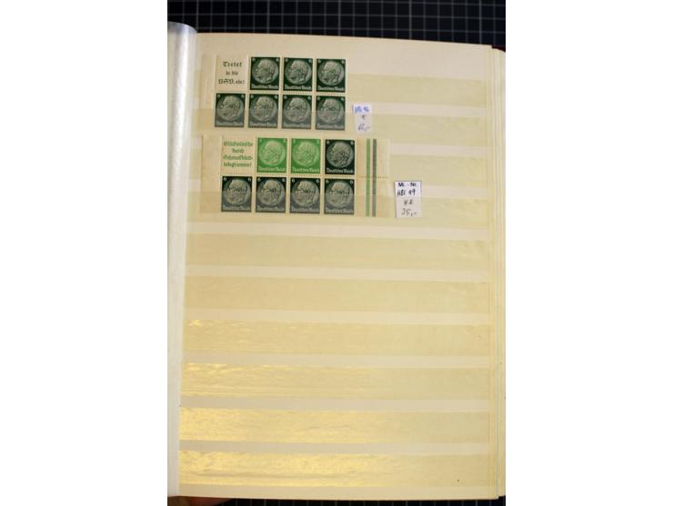 1910/41, postfrische und ungebrauchte Sammlung Zusammendrucke mit guten Kombinationen, einiges signiert mit 2 Fotobefunden, A