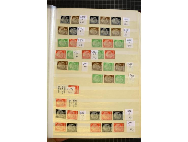 1910/41, postfrische und ungebrauchte Sammlung Zusammendrucke mit guten Kombinationen, einiges signiert mit 2 Fotobefunden, A