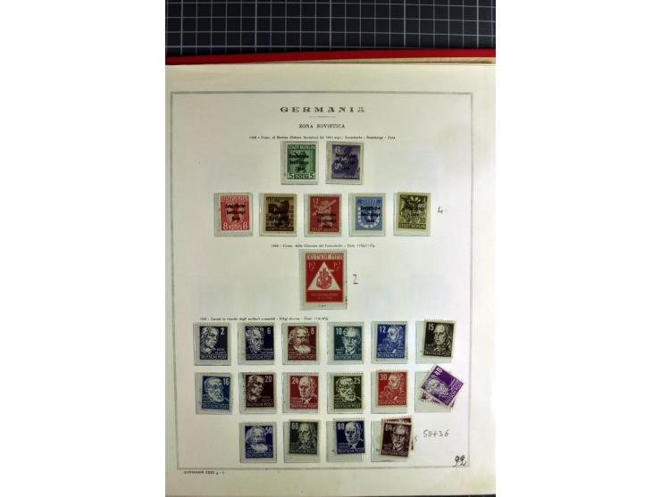 1940/50, ungebrauchte und postfrische Sammlung beginnend mit u.a. Generalgouvernement Mi.-Nr. I-III ungebraucht, ein kleiner 