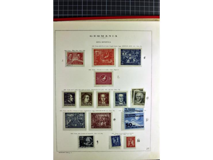 1940/50, ungebrauchte und postfrische Sammlung beginnend mit u.a. Generalgouvernement Mi.-Nr. I-III ungebraucht, ein kleiner 