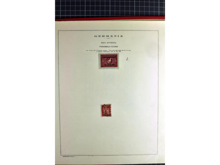 1940/50, ungebrauchte und postfrische Sammlung beginnend mit u.a. Generalgouvernement Mi.-Nr. I-III ungebraucht, ein kleiner 