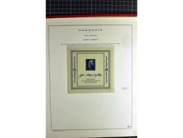 1940/50, ungebrauchte und postfrische Sammlung beginnend mit u.a. Generalgouvernement Mi.-Nr. I-III ungebraucht, ein kleiner 