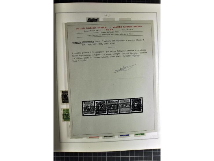1940/50, ungebrauchte und postfrische Sammlung beginnend mit u.a. Generalgouvernement Mi.-Nr. I-III ungebraucht, ein kleiner 