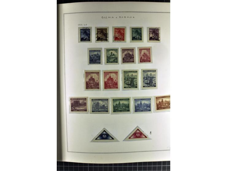 1940/50, ungebrauchte und postfrische Sammlung beginnend mit u.a. Generalgouvernement Mi.-Nr. I-III ungebraucht, ein kleiner 