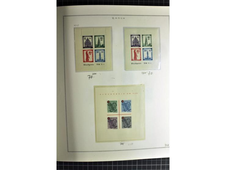 1940/50, ungebrauchte und postfrische Sammlung beginnend mit u.a. Generalgouvernement Mi.-Nr. I-III ungebraucht, ein kleiner 