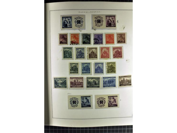 1940/50, ungebrauchte und postfrische Sammlung beginnend mit u.a. Generalgouvernement Mi.-Nr. I-III ungebraucht, ein kleiner 