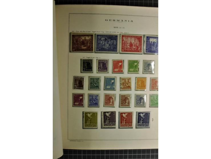 1940/50, ungebrauchte und postfrische Sammlung beginnend mit u.a. Generalgouvernement Mi.-Nr. I-III ungebraucht, ein kleiner 