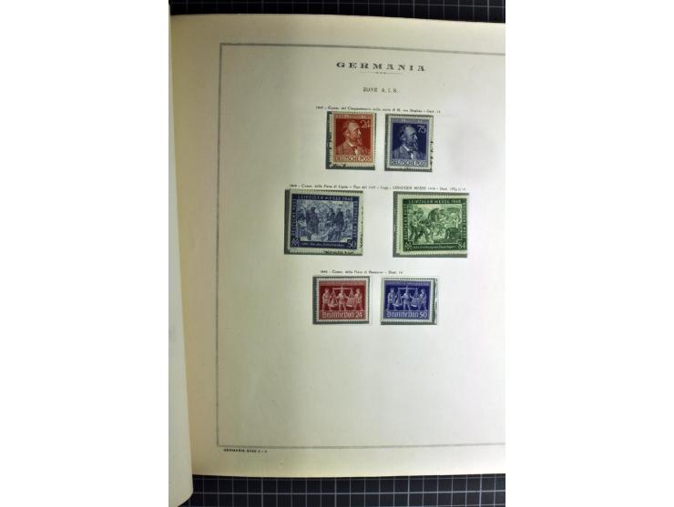 1940/50, ungebrauchte und postfrische Sammlung beginnend mit u.a. Generalgouvernement Mi.-Nr. I-III ungebraucht, ein kleiner 