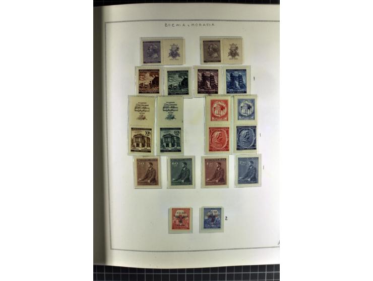 1940/50, ungebrauchte und postfrische Sammlung beginnend mit u.a. Generalgouvernement Mi.-Nr. I-III ungebraucht, ein kleiner 