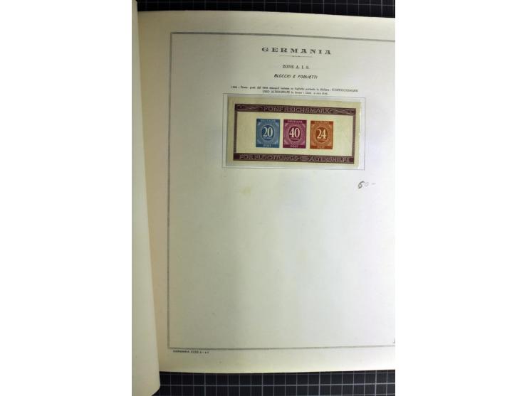 1940/50, ungebrauchte und postfrische Sammlung beginnend mit u.a. Generalgouvernement Mi.-Nr. I-III ungebraucht, ein kleiner 