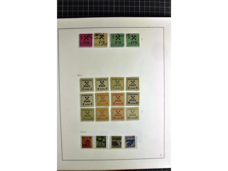 1940/50, ungebrauchte und postfrische Sammlung beginnend mit u.a. Generalgouvernement Mi.-Nr. I-III ungebraucht, ein kleiner 