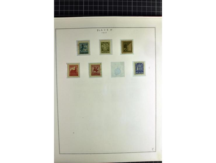 1940/50, ungebrauchte und postfrische Sammlung beginnend mit u.a. Generalgouvernement Mi.-Nr. I-III ungebraucht, ein kleiner 
