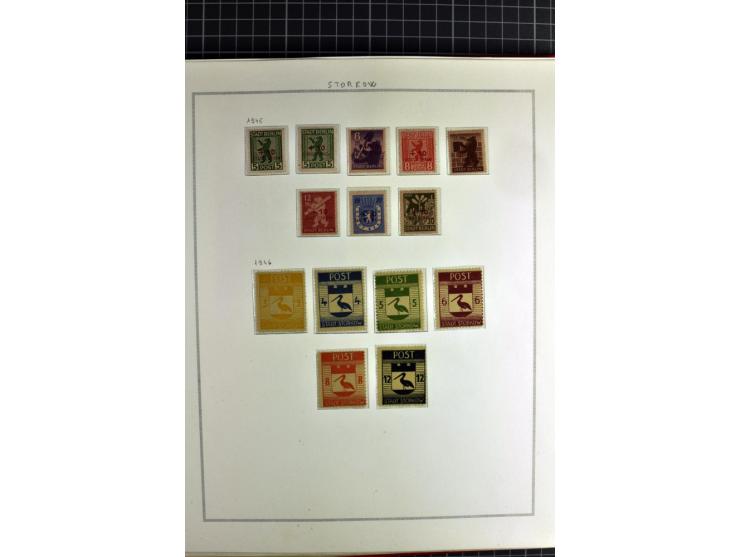 1940/50, ungebrauchte und postfrische Sammlung beginnend mit u.a. Generalgouvernement Mi.-Nr. I-III ungebraucht, ein kleiner 
