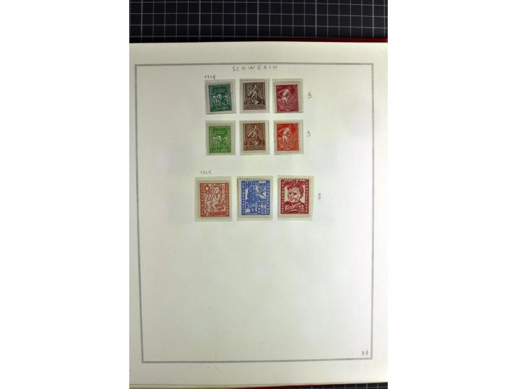 1940/50, ungebrauchte und postfrische Sammlung beginnend mit u.a. Generalgouvernement Mi.-Nr. I-III ungebraucht, ein kleiner 